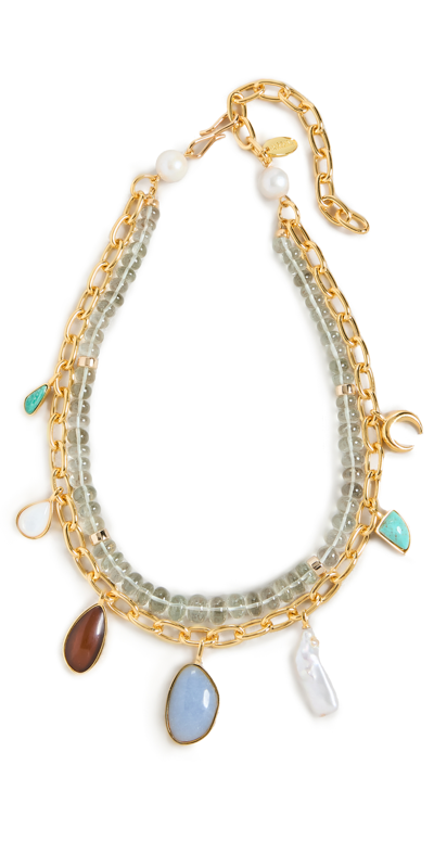 Lizzie Fortunato Low Country Necklace In Multi