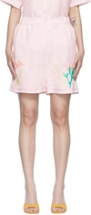 Helmstedt Pink Aleta Shorts In Light Pink