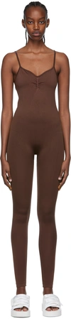 Prism Brown Balanced Bodysuit In Chocolate