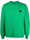 Ader Error Green Cotton Sweatshirt In Green