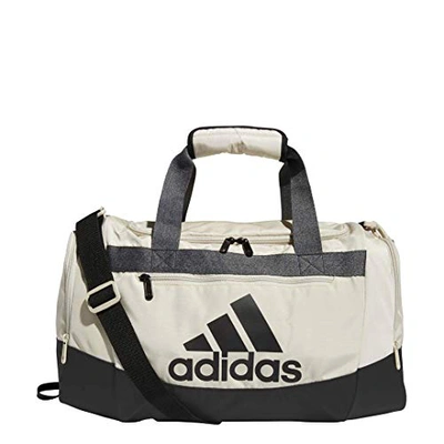 Adidas Originals Adidas Defender 4 Small Duffel Bag In Alumina/black/black  Melange | ModeSens
