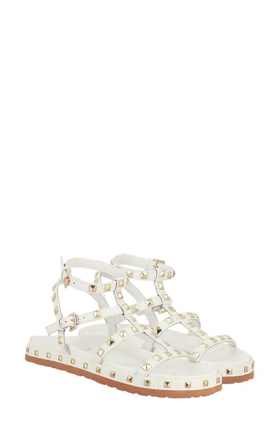 Saint G Alicia Gladiator Sandal In White