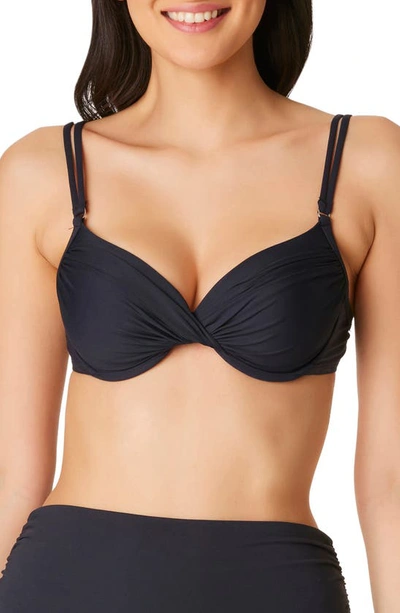 Bleu By Rod Beattie Kore Underwire Bikini Top In Black