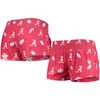 WES & WILLY WES & WILLY CRIMSON ALABAMA CRIMSON TIDE BEACH SHORTS