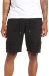 Icecream Tonal Shorts In Black