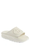 Gucci Love Parade Miami Platform Slide Sandal In White