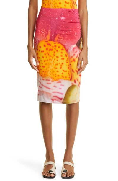 Paloma Wool Vita Printed Skirt Light Fuchsia