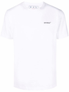 Off-white Back Arrow Printing Round Neck Short Sleeve White In White