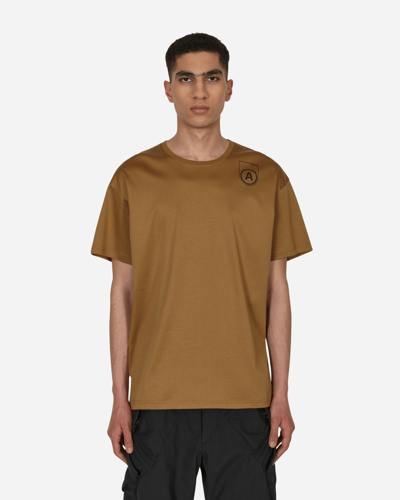 ACRONYM PRINTED T-SHIRT BROWN