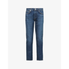 CITIZENS OF HUMANITY EMERSON WHISKERED STRAIGHT-LEG MID-RISE STRETCH ORGANIC-DENIM JEANS