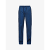 DEREK ROSE ROYAL STRIPED COTTON PYJAMA BOTTOMS