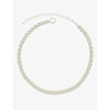 Monica Vinader Sterling Silver Heirloom Adjustable Necklace In Silver
