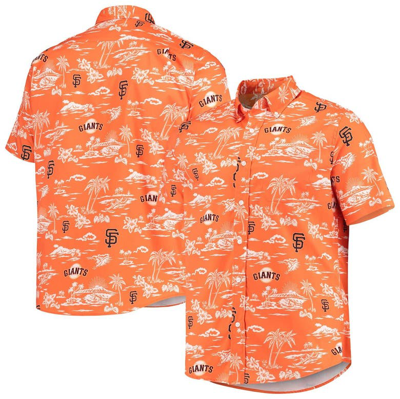 Reyn Spooner Orange San Francisco Giants Kekai Button-down Shirt