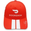 CHECKERED FLAG CHECKERED FLAG RED/WHITE BUBBA WALLACE DOORDASH UNIFORM ADJUSTABLE HAT