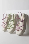 Vagabond Shoemakers Courtney Strappy Platform Sandal In Pink