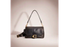 Coach Restored Soft Tabby Shoulder Bag In Brass/black