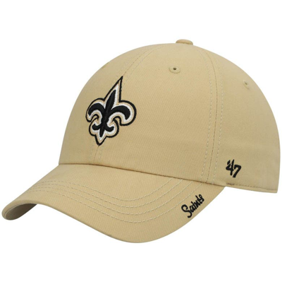 47 ' Gold New Orleans Saints Miata Clean Up Secondary Adjustable Hat