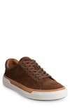 Allen Edmonds Porter City Sneaker In Polo Brown Suede