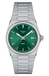 Tissot Prx Bracelet Watch, 35mm In Green/silver