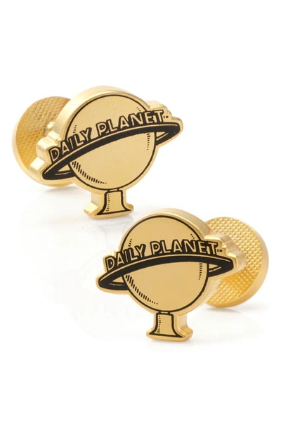 Cufflinks, Inc Daily Planet Cuff Links In Gold