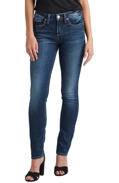 Silver Jeans Co. Suki Straight Leg Jeans In Indigo