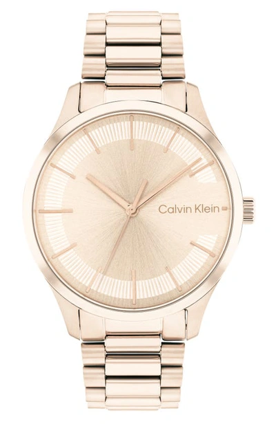 Calvin Klein Carnation Gold-tone Bracelet Watch 35mm Women's Shoes