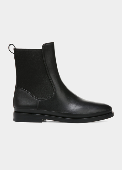 Vince Cecly Leather Chelsea Boots In Black