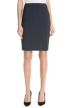 HUGO BOSS VILEA TROPICAL STRETCH WOOL PENCIL SKIRT,5029181341100