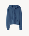 Nili Lotan Callie Zip Up Hoodie In Teal