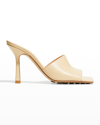 Bottega Veneta Stretch Leather Sandals In Porridge