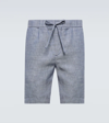 FRESCOBOL CARIOCA FELIPE COTTON AND LINEN SHORTS