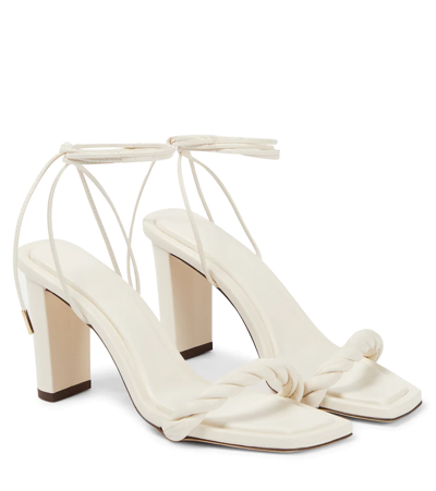 JIMMY CHOO 関税込み Diosa 85 braided leather sandals DIOSASANDAL85MNA_OO0022_SIDEAL