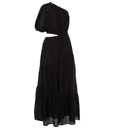 Velvet Crista Maxi Dress In Black