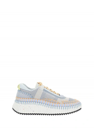 Chloé Nama Low-top Sneakers In White