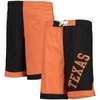 Outerstuff Big Boys Texas Orange And Black Texas Longhorns Conch Bay Swim Shorts In Burnt Orange