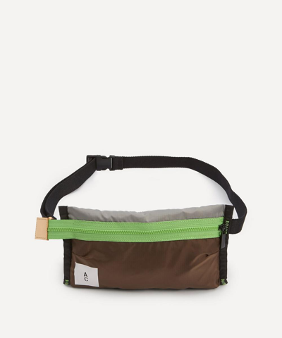 Ally Capellino Herbert Recycled-polyester Belt Bag In Brown