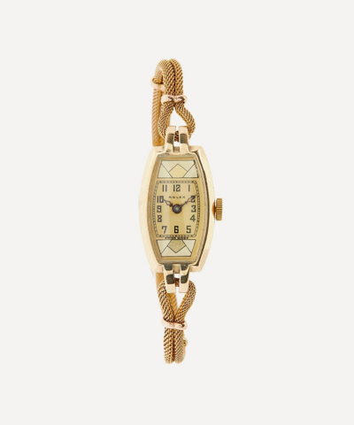 Designer Vintage Art Deco Rolex 9ct Gold Watch