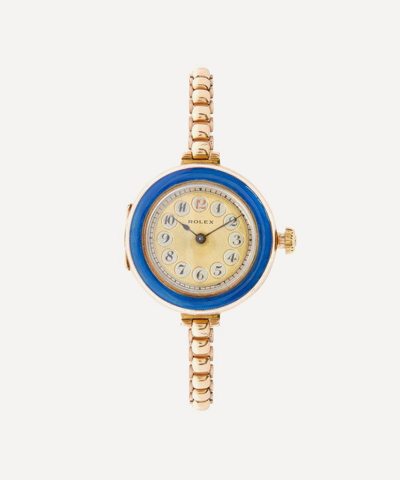 Designer Vintage Art Deco Rolex 9ct Gold Watch