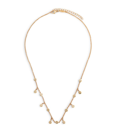 Jacquie Aiche Yellow Gold And Diamond Shaker Necklace