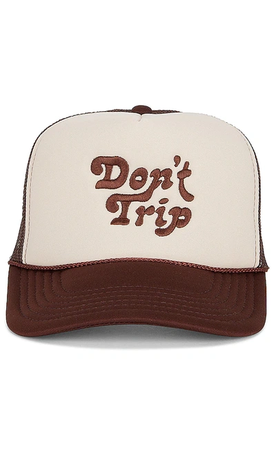 Free And Easy Trucker Hat In Chocolate