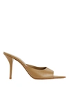 Gia Borghini Gia X Pernille Teisbaek Perni 04 Leather Sandals In Cafe