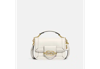Coach Hero Shoulder Bag In Brass/chalk