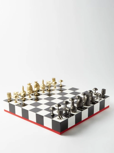 L'objet X Haas Brothers Chess Set In Black