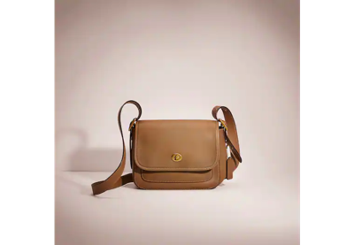 Coach Restored Rambler Crossbody In Brass/elm