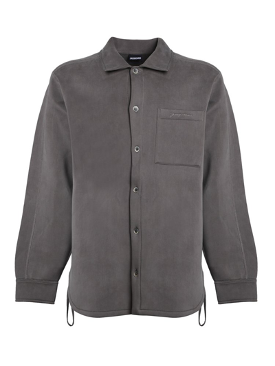 Jacquemus La Chemise Guimauve Shirt In Grey