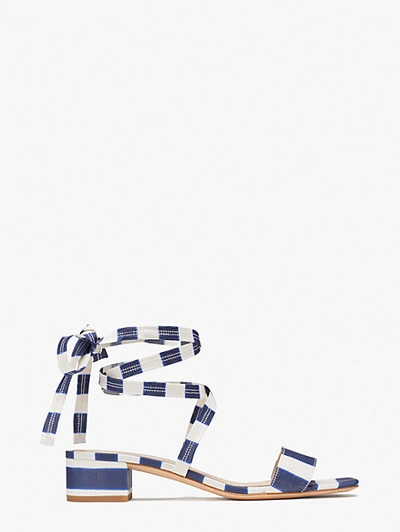 Kate Spade Aphrodite Sandals In Awning Stripe/outerspace