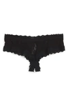 Hanky Panky After Midnight Signature Open Panel Cheeky Hipster In Black