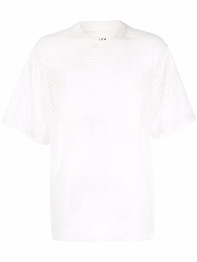 Ami Alexandre Mattiussi White Organic Cotton T-shirt