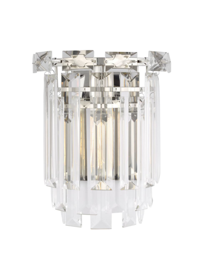 Chapman & Myers Arden Wall Sconce In Polished Nickel
