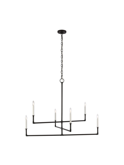 Chapman & Myers Bayview Chandelier In Aged Iron